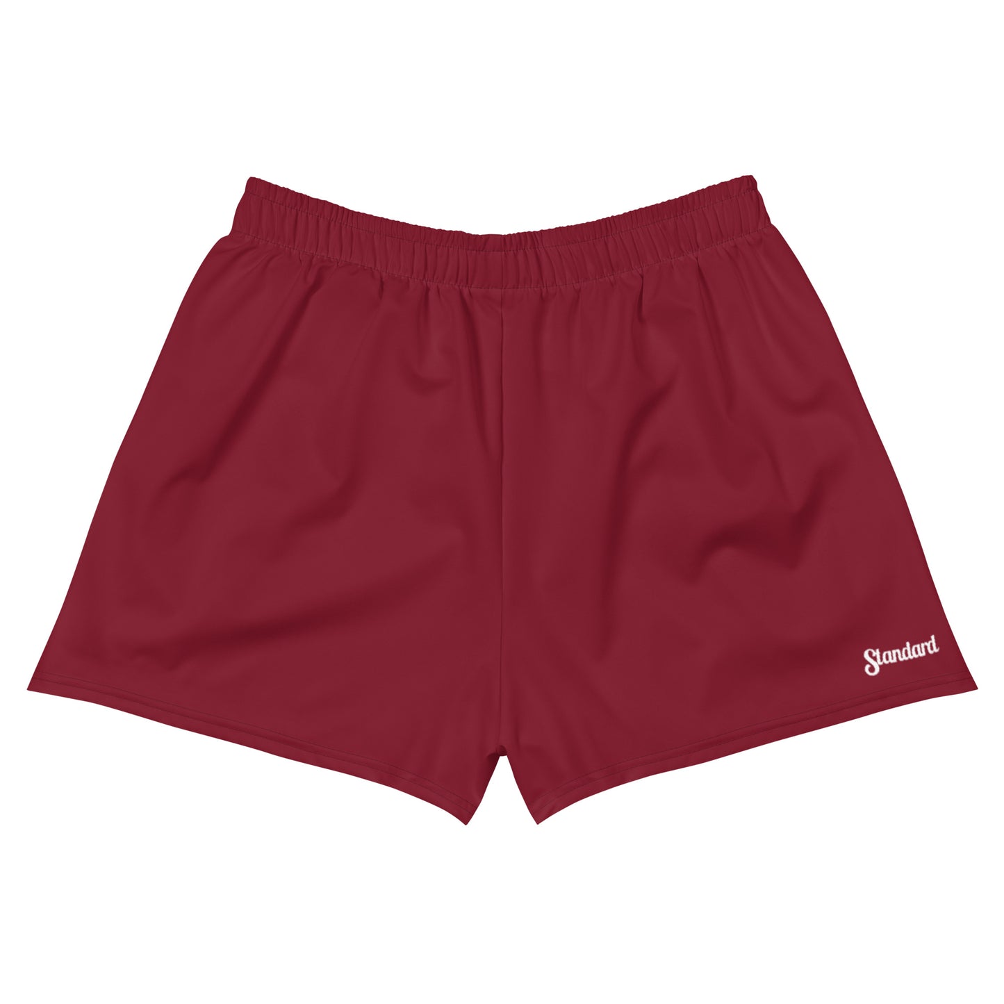 Momentum Women’s Athletic Shorts - Burgundy